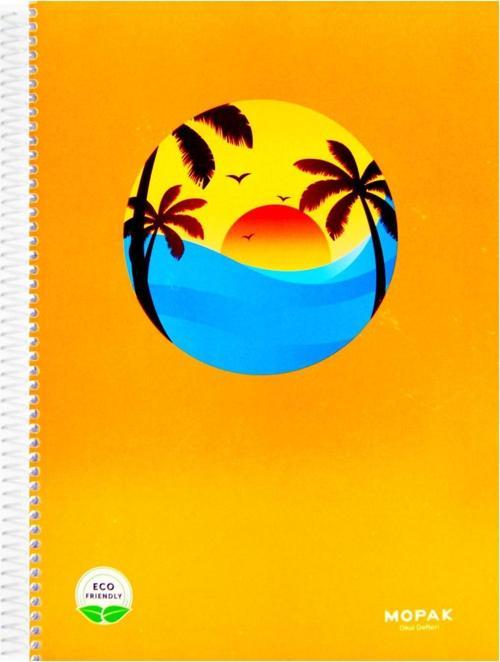 A4 72 Yaprak Karton Kapak Spiralli Defter