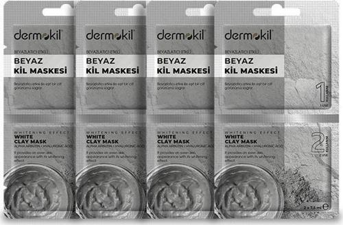BEYAZLATICI ETKİLİ KİL MASKESİ*4'lü SET
