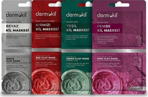 KIVRIMLI KİL MASKE*4'lü SET