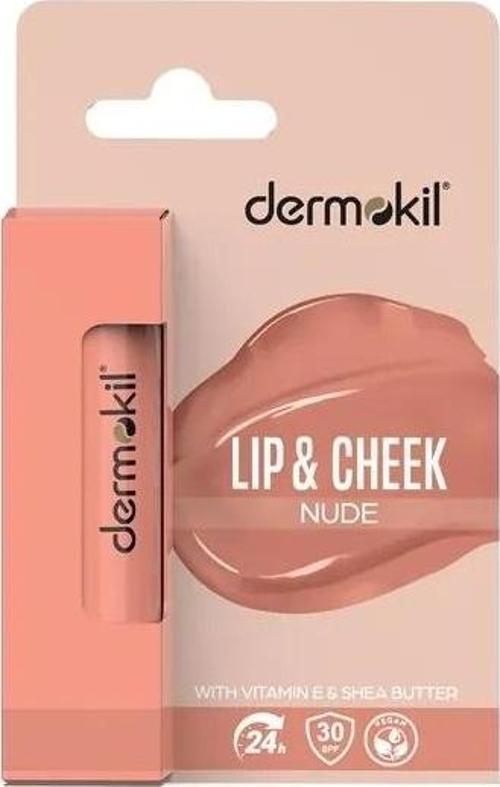 Renkli Dudak ve Yanak Nemlendirici Bakım Kremi 30 spf Nude