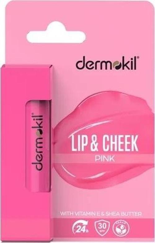 Renkli Dudak ve Yanak Nemlendirici Bakım Kremi 30 spf Pink
