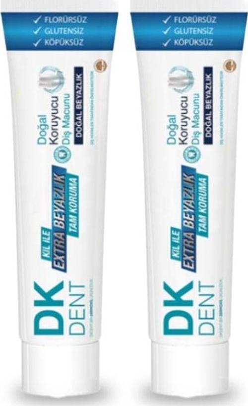 DKDent Klasik Florürsüz Diş Macunu 75 ml 2'li Set