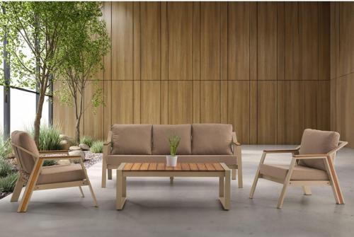 Sıenna Bahçe Balkon Oturma Grubu 3+1+1+S