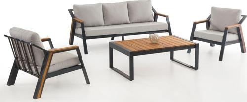 Sıenna Bahçe Balkon Oturma Grubu 3+1+1+S