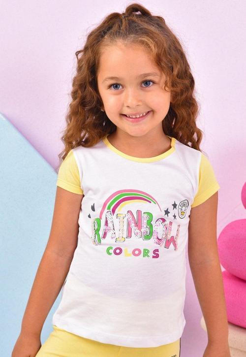 Raınbow Kız Çocuk T-shırt Zrkc01t