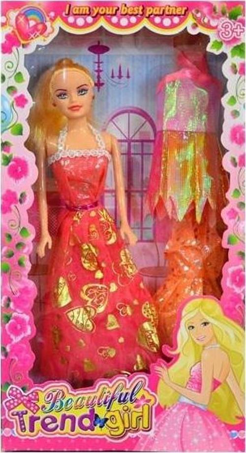 30 cm Trend Mira Bebek Yedek Elbiseli  2284
