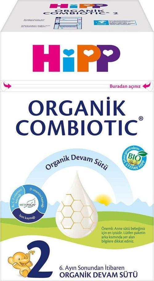 2 Organik Combiotic Devam Sütü 800 gr 6-12 Ay NO COLOR 2
