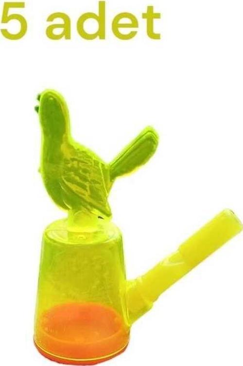 5 adet sarı sulu horoz düdük