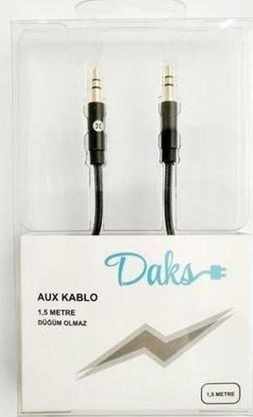 Daks 3.5 mm Aux 1.5 m Siyah
