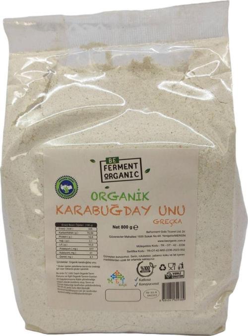 Organik Çiğ Karabuğday Unu 800 G
