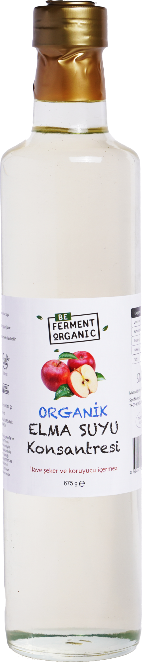 Organik Elma Suyu Konsantresi 675 G