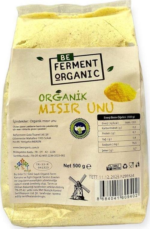 Organik Mısır Unu 500 G