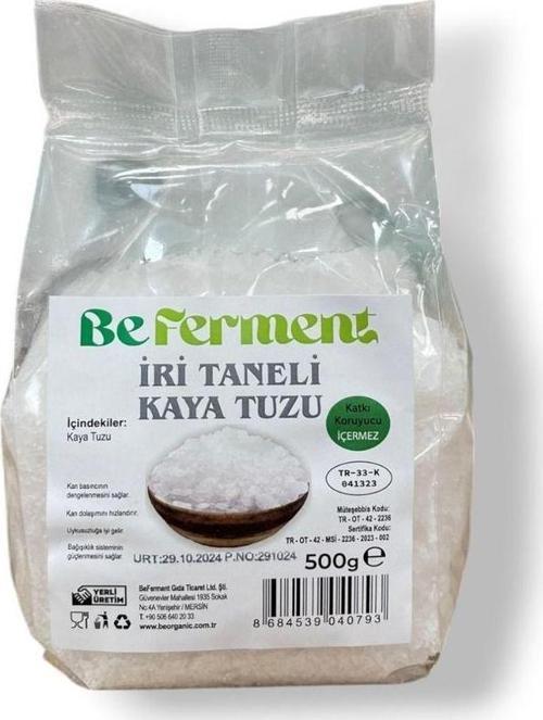 Doğal Kaya Tuzu ( İri Taneli ) 500 Gr