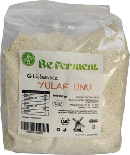 Glutensiz Yulaf Unu 650 G