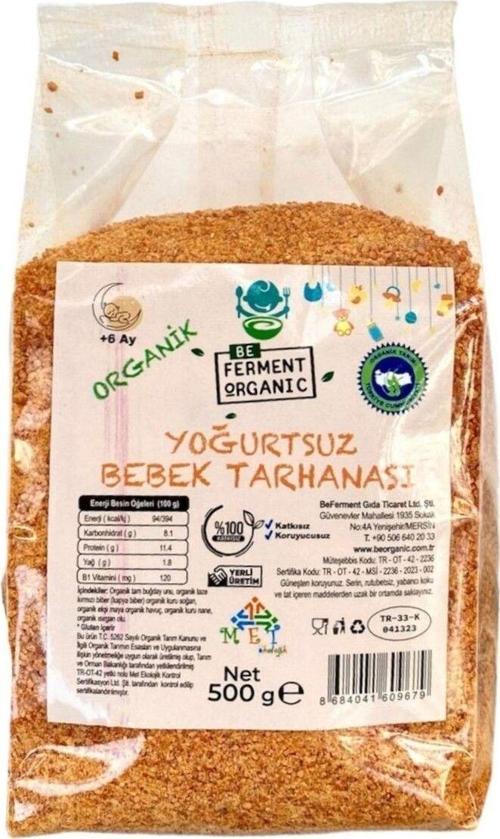 Organik Yoğurtsuz Bebek Tarhanası 500 G Jelatin