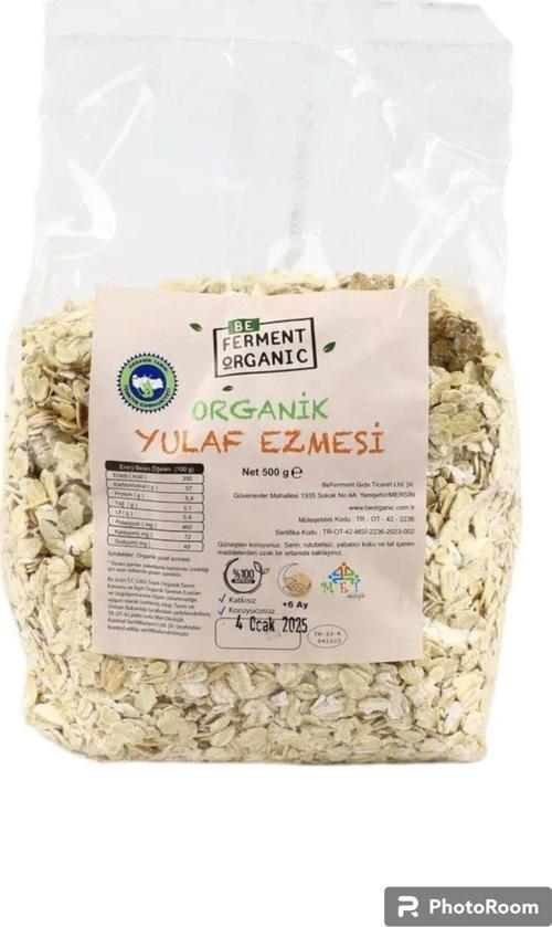 Organik Glütensiz Yulaf Ezmesi 500 G