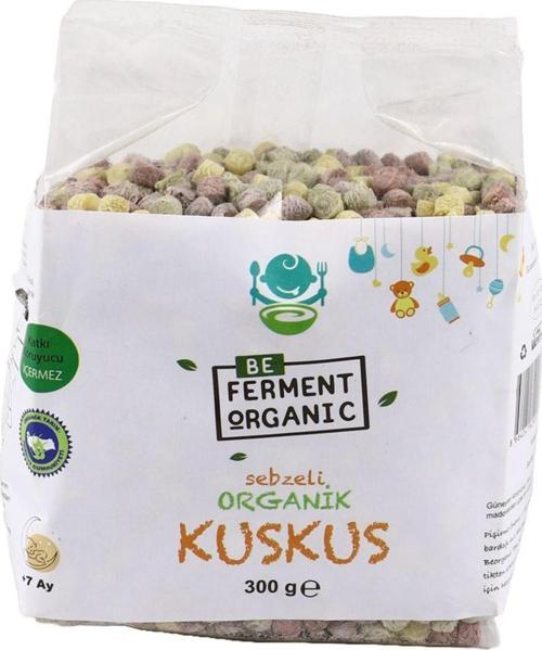 Organik Karışık Sebzeli Tam Buğday Bebek Kuskus 300 Gr 7 Ay