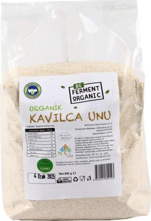 Organik Kavılca Unu 800 Gr