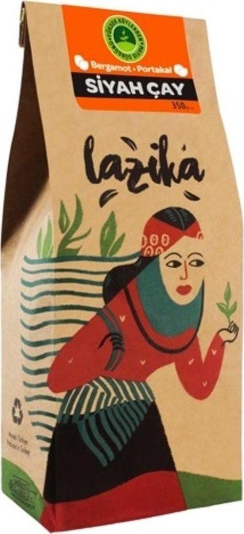 Lazika Portakal- Bergamot Aromalı Siyah Çay 350G