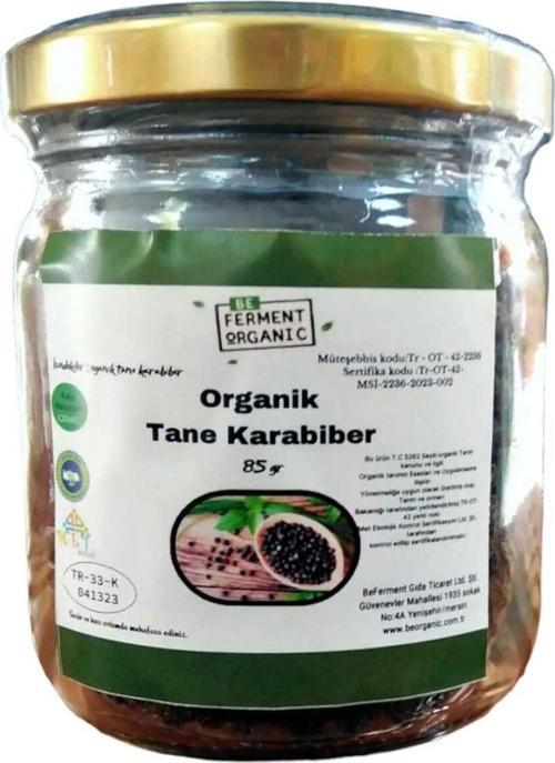Organik Tane Karabiber 85 Gr