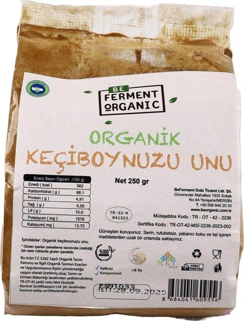 Beferment Organic Keçiboynuzu Unu 250 G