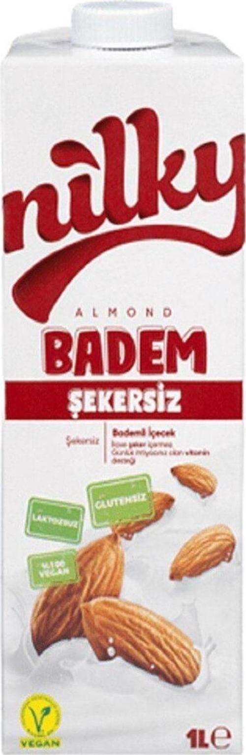Nilky Şekersiz Badem Sütü 1Lt