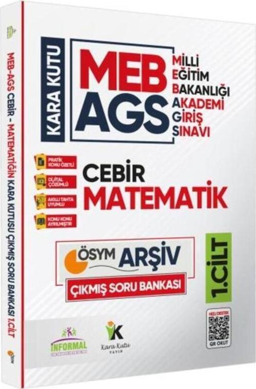 MEB AGS Matematik Kara Kutu 1.Cilt En Kapsamlı ÖSYM Çıkmış Soru Bankası Konu Özetli Dijital Çözümlü