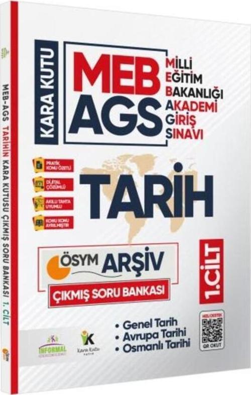 MEB AGS Tarihin Kara Kutusu 1.cilt En Kapsamlı ÖSYM Çıkmış Soru Bankası Konu Özetli Dijital Çözümlü