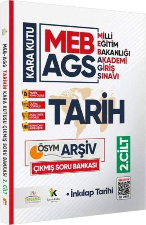 MEB AGS Tarihin Kara Kutusu 2.cilt En Kapsamlı ÖSYM Çıkmış Soru Bankası Konu Özetli Dijital Çözümlü