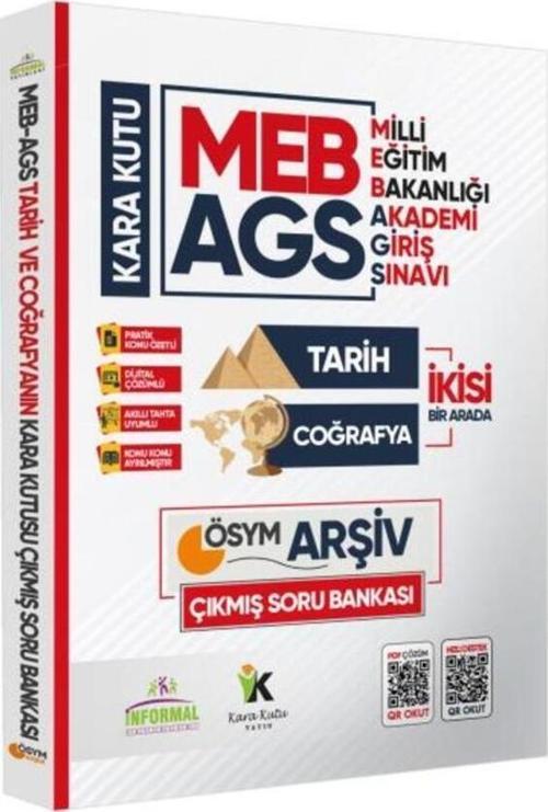 MEB-AGS Tarih ve Coğrafyanın Kara Kutusu En Kapsamlı ÖSYM Çıkmış Soru Bankası Konu Özetli Çözümlü
