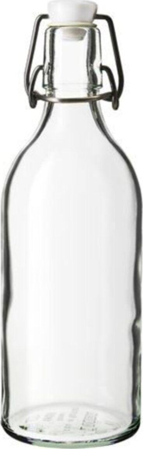 Korken 0,5 Lt Cam Şişe Su Yağlık Sirkelik Sürahi Suluk