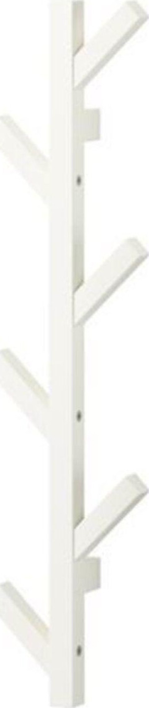 Beyaz Renk Duvar Askısı 78 Cm Masif Ağaç Askılık