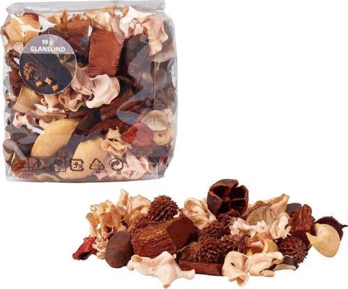 Glanslınd Kurutulmuş Çiçek Dumanlı Vanilya Kokusu, Açık Bej, 90 G
