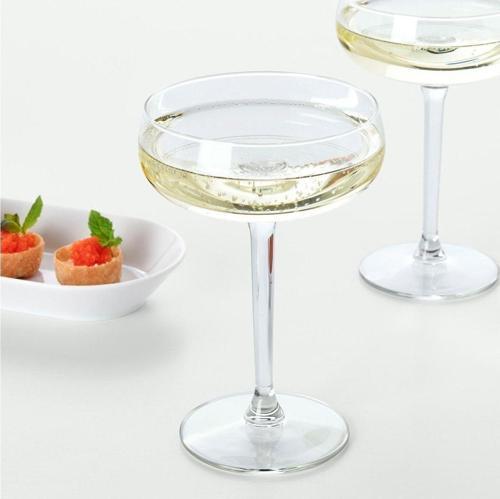 2'Li Şampanya Kadehi Tatlı Sunum Bardağı Saydam 300 Ml
