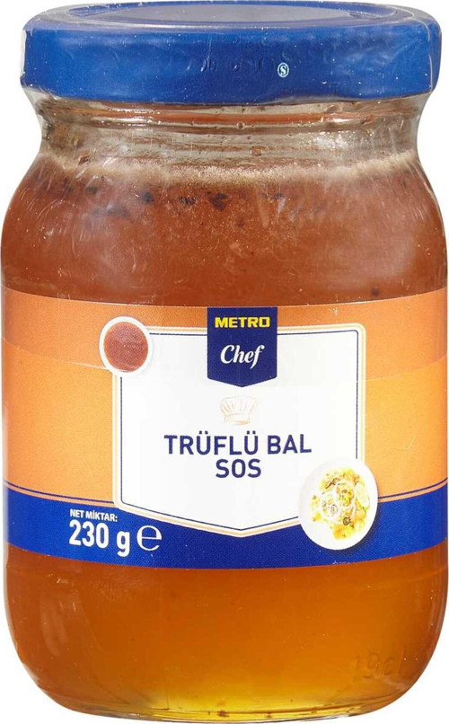 Trüflü Bal Sos 230G Sos Yemek Tatlı Şef Mutfak Konserve Kışlık