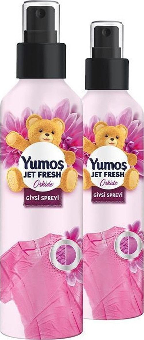 Jet Fresh Ütü Etkisi Giysi Spreyi Orkide 200 ml x 2