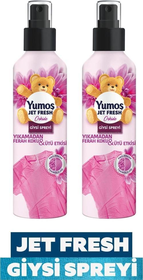 Jet Fresh Ütü Etkisi Giysi Spreyi Orkide 200 ml x 2
