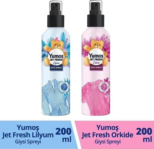 Jet Fresh Ütü Etkisi Giysi Spreyi Orkide ve Lilyum 200 ml