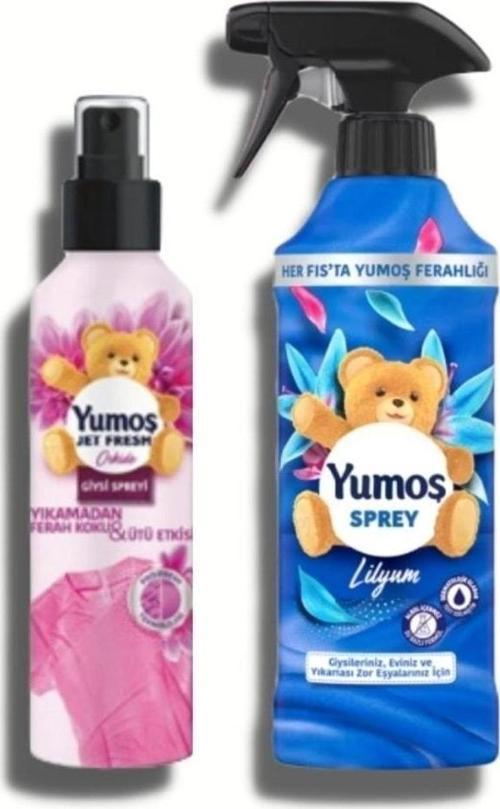 Giysi Spreyi Orkide 200 ml ve Yıkaması Zor Eşyalar Lilyum 450 ml