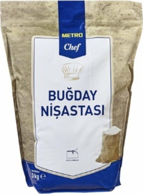 Buğday Nişastası 3 Kg. ( 3000 Gr )