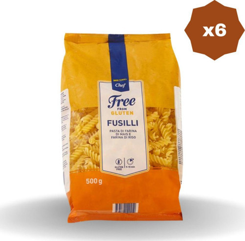 Glutensiz Makarna Fusılı 500 Gr - (6 Adet)