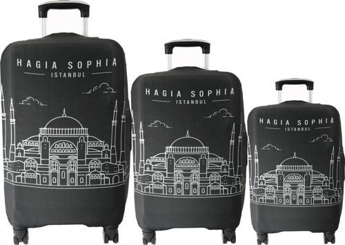 119 Hagia Sophia 1 VALİZ / BAVUL Büyük, Orta, Kabin Boy Kılıf Seti - 119 Hagia Sophia 1