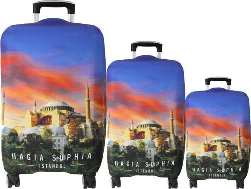 120 Ayasofya / Hagia Sophia 2 VALİZ / BAVUL Büyük, Orta, Kabin Boy Kılıf Seti - 120 Ayasofya / Hagia Sophia