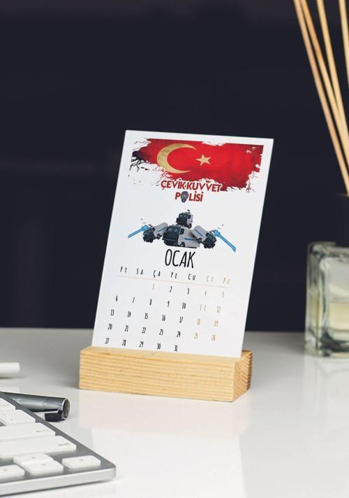2025 Çevik Kuvvet Polisi Masa Takvimi