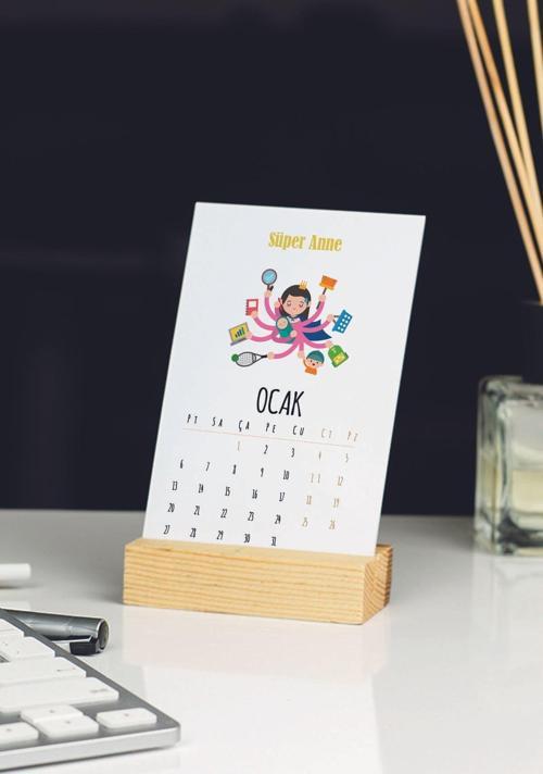 2024 Süper Anne Masa Takvimi