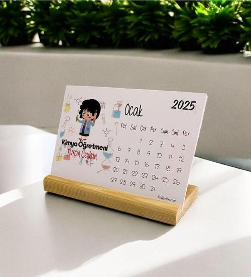 2025 Kimya Öğretmeni Masa Takvimi
