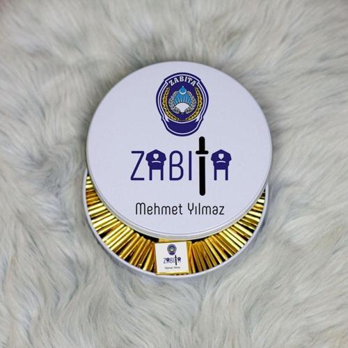 Zabıta Metal Kutuda Çikolata 100 Adet
