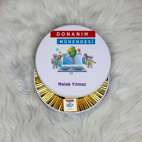 Donanım Mühendisi Metal Kutuda Çikolata 100 Adet