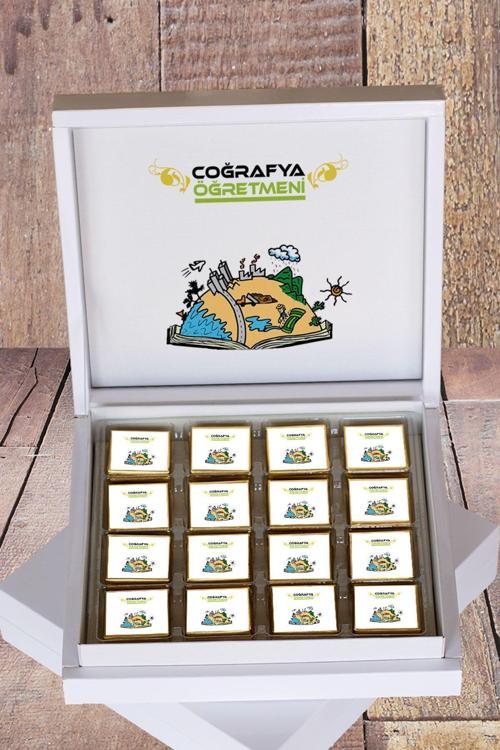 Coğrafya Öğretmeni Hediyelik Çikolata