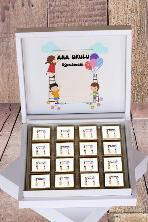 Ana Okulu Öğretmeni Hediyelik Çikolata
